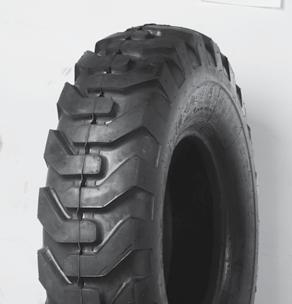 3 TL TL508 E-2 Bias Traction Tire for Use in Varied Applications Optimized tread design for traction in soft soil Open shoulder grooves for improved traction and less slippage Unique compound for