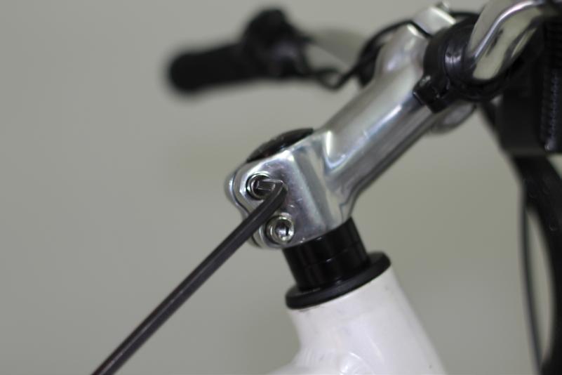 This is the final step in fastening the handlebars correctly.