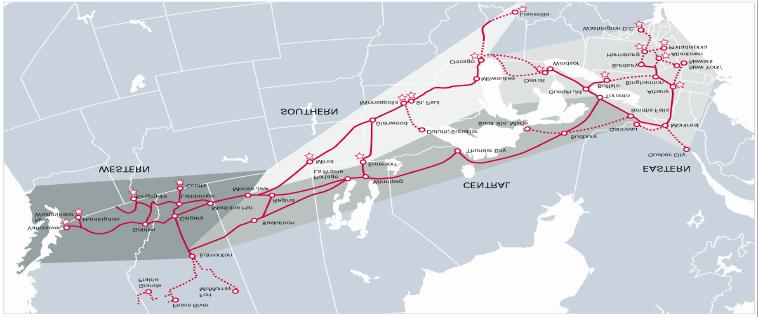 CPR Network Canadian Pacific Railway Limited operates a transcontinental railway in Canada and the United States.