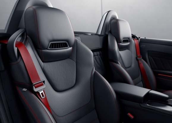 Shift Paddles AMG Floor Mats designo Red Seatbelts Nappa