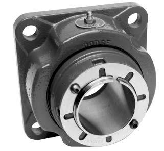 UNIFIED SAF Mono Blocks and - IP Flange Sleeve Bearings SLEEVOIL Take-Up Frames Engineering Push-pull adapter mount ISAF Grease limiting speeds 30% higher than setscrew mounts Same rolling element as