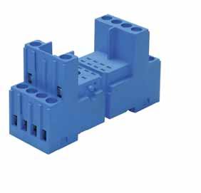55 94 Series - Sockets and accessories for 55 series relays 94.84.3 94.84.2 060.72 094.91.3 Screw terminal (Box clamp) socket panel or 35 mm 94.82.3 94.82.30 94.84.3 94.84.30 (EN 60715) rail mount Blue Black Blue Black For relay type 55.