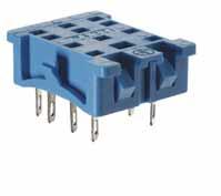 32 - Bottom terminals - Coil - Jumper link 55.34 - Timer modules - Plastic retaining and release clip Module Socket Relay Description Mounting 99.02 94.54 55.