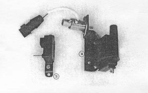 Page 18 Figure 10 Parts 30-31 30. Ignition coil and solenoid bracket. 31.
