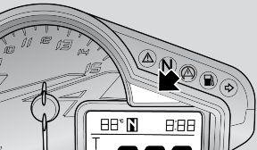 3 Use IF THE LOW FUEL WARNING LIGHT (7) ON THE INSTRUMENT PANEL TURNS ON, REFUEL THE VEHICLE AT