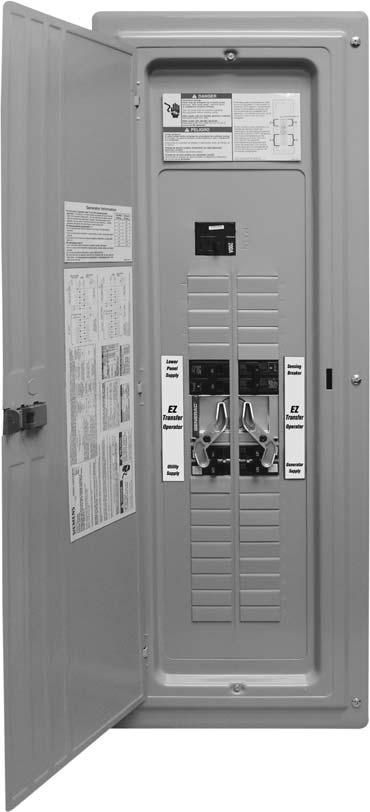 Owner's Manual GenReady Multi-breaker Load Center and Transfer Switch Model Numbers