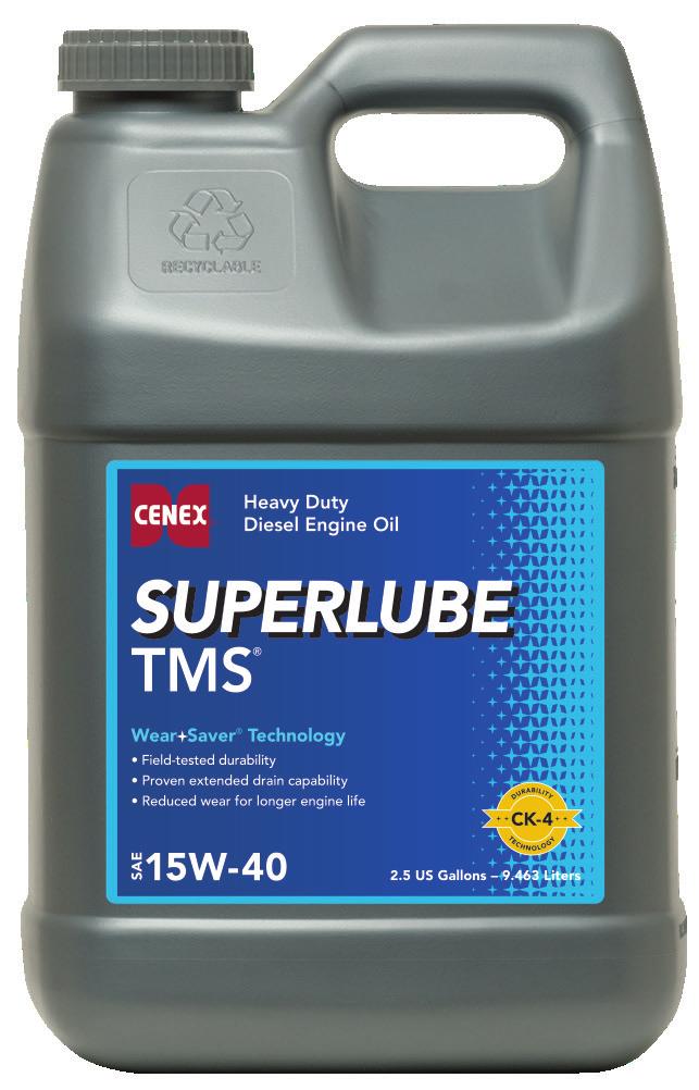 THE CENEX DIESEL OIL ADVANTAGE Enviro-EDGE DEO Superlube TMS An advanced full synthetic diesel engine oil with Wear Saver Technology, engineered for excellent fuel economy and wide temperature range