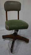 143 1 Upholstered seat, Chair, w/ arms, skirt