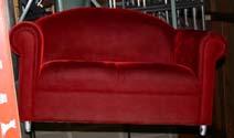 158 1 Sofa, 60s 75 32 30 Upholstered Peach G