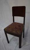 1 Chair, armless, upholstered Uph seat,
