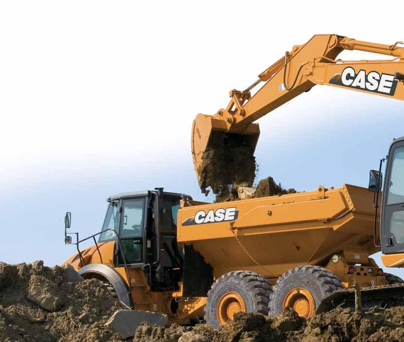 CX B Series MEET THE NEW CX B SERIES EXCAVATORS Improved productivity and performance While most new construction equip ment features at least a few updates, the new Case CX B Series excavators raise