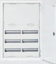 Product Features - AT/U Series Equipped Distribution Boards 125 mm or 150 mm Distance Between Rows # IEC 60439-1 # DIN 43870 # I n 125A # Degree of protection indicated for individual types # The