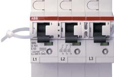 according to IEC 60364 and IEC 60664 Additional contact position indicator RED = ON / GREEN = OFF Lockable and