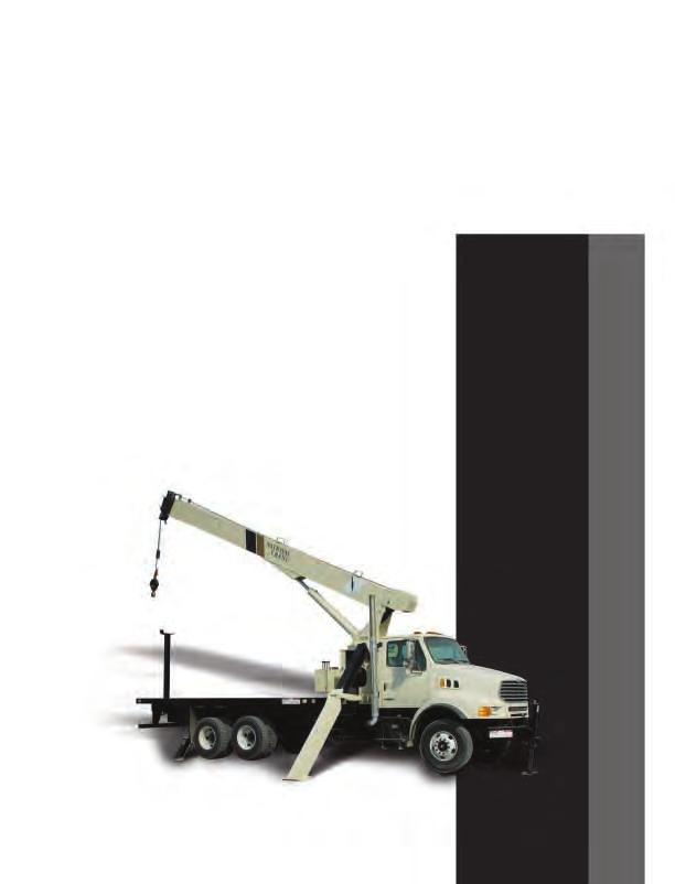 Series 6E product guide features All New Design 9' Four-Section Boom 2 Ton Rating Self-lubricating Easy Glide Wear Pads Internal Anti-two-block Auxiliary