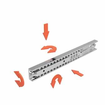 Easy Rail Technical Information Load Capacities - Summary slider length l 2 w Easy Rail from Automotion Components h rail length l 1 Mx Rail Sizes h Slider Length l 2 Width w 40 1320 924 4,4 6 9 60