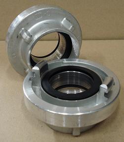 Storz couplings aluminum according DIN Hose couplings for compressed air, steel, Ludecke Water couplings Geka brass Water