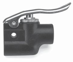 Pneumatic Quick ouplings Features Parker two-way valves are designed for use in air or liquid service. odies are constructed of molded polypropylene.