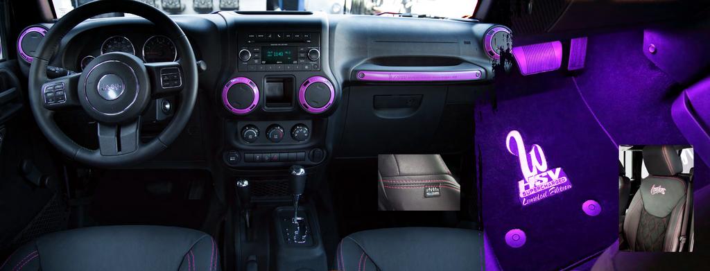 GRIP HANDLE ABOVE THE GLOVE COMPARTMENT IS PAINTED TO MATCH BODY WRAP OR LINE-X FINISH COLOR AND INCLUDES THE W/HSV LOGO AND VEHICLE NUMBER MACHINED IN.