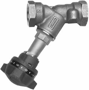 Fixed Orifice ouble Regulating Valve (FORV) 931/933/934 PN25 Threaded SEN10226 formerly S21 (ISO 7) for Single Unit Systems, onforms to S7350* Specification Y-pattern globe valves having