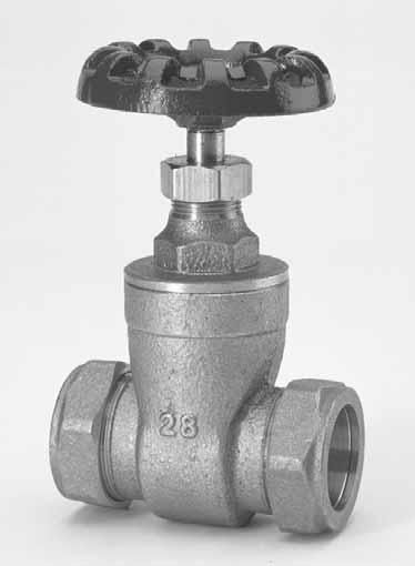 155 Gate Valve PN16 ompression Ended ronze Gate Valve rane gate valves offer the ultimate in dependable service wherever minimum pressure drop is important.