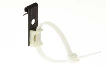 Supports cable ties up to 9 /32" wide from drop wires. 8" cable tie included.