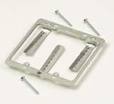 Double Gang 50 Bracket Plastic Cover Plate Mounting Bracket Provides