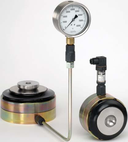 Mechanical Force Measurement 10 cm 2 to 250 cm 2 Nominal Diameter Hydraulic Load Cell SERIES Engineered to provide superior performance in level measurement, rope and belt tension and torque