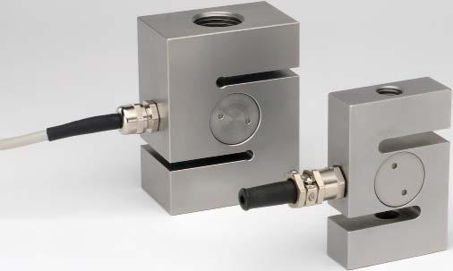 Electronic Force Measurement S-Type Force Transducer SERIES Conventional design features internal threads which allow force to be easily introduced via suitable swivel heads Calibrations in the