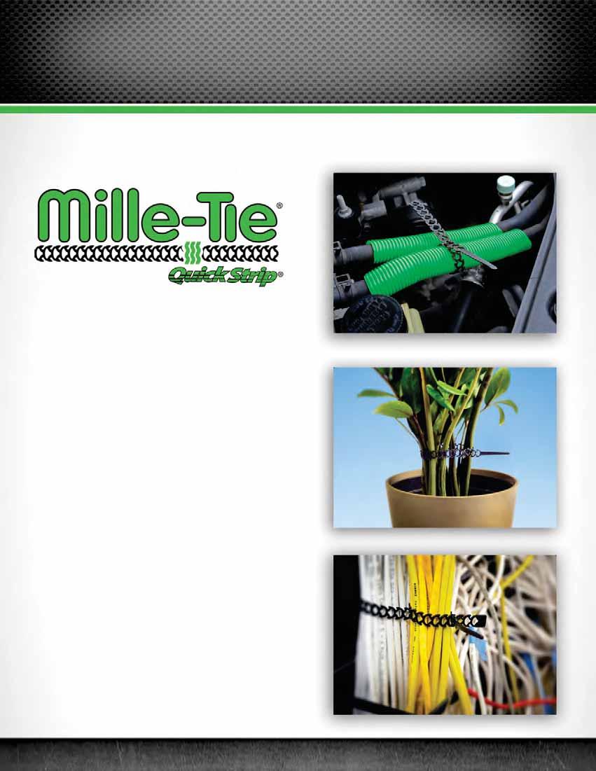 MILLE-TIE The Re-usable Wire Tie THOUSANDS OF USES! and MORE!