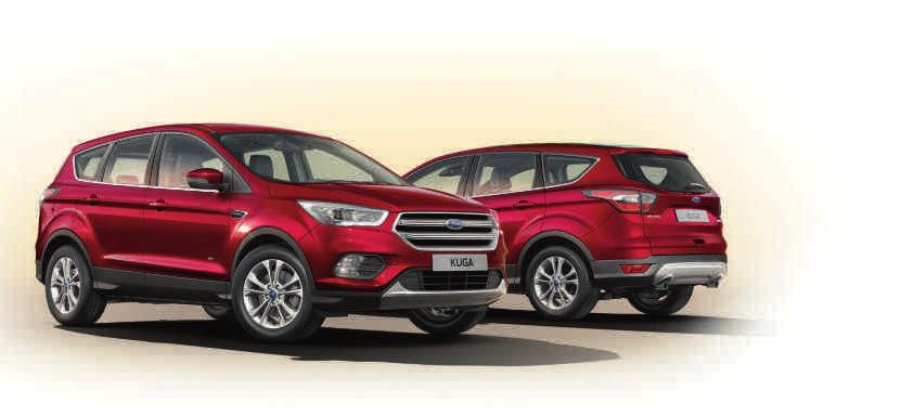 FORD KUGA Models Engines 1.5 Ford EcoBoost 150 PS (110 kw) 1.5 Duratorq TDCi 120 PS (88 kw) 2.0 Duratorq TDCi 150 PS (110 kw) 2.