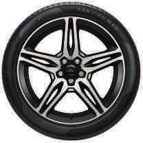 5x2-spoke alloy wheels (Fitted with 235/55