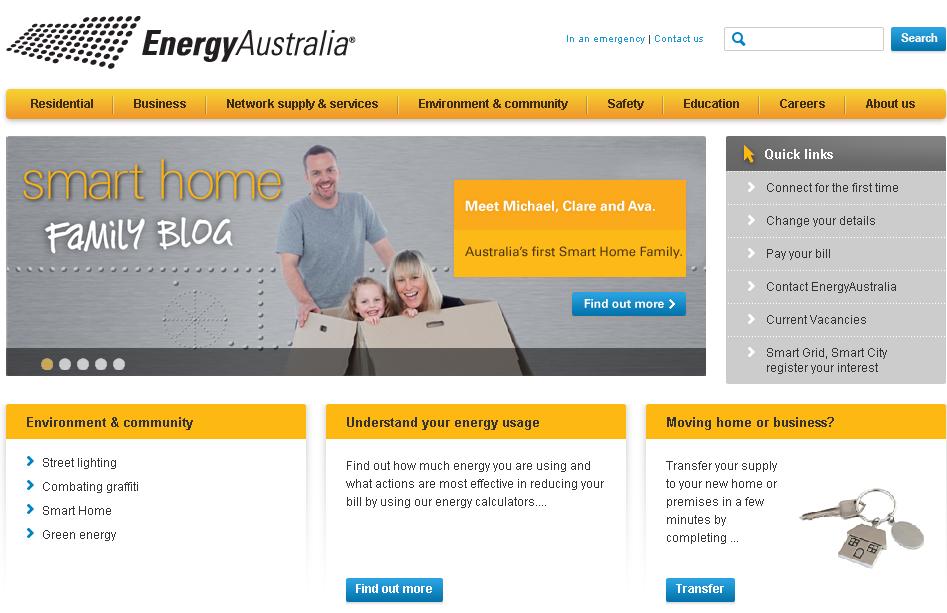 Energy Australia Smart Home Energy