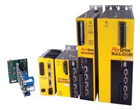 ratings of 3, 6 and 9 amps. Feedback is software programmable, accepting encoder, SSI (Synchronous Serial Interface) or Hall-effect sensors. Resolver feedback is available as an option.