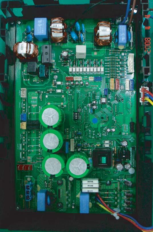 If the value between P and N terminal of IPM is short(0ω) or open(hundreds MΩ), PCB needs to be replaced.(ipm damaged) 5.