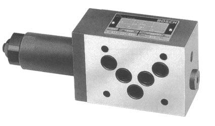 4 Modular valves DO5 (N ) 315 bar OSCH ressure relief valve direct operated Symbol djustment. nom. SI (bar) Lbs. 1150 6.