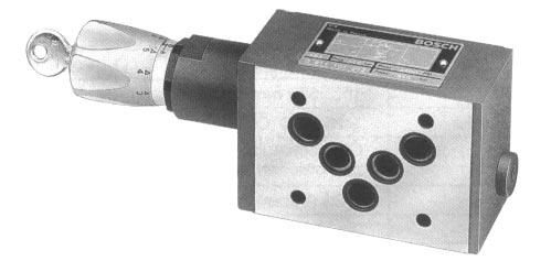 8 Modular valves DO5 (N ) 315 bar OSCH ressure relief valve pilot operated Symbol djustment. nom. SI (bar) Lbs. 1160 5.