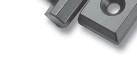 g. sheet metal, glass), the corresponding fastening blocks are available with a safety device preventing rotation.