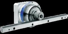 The alpha rack & pinion system compared High Performance Linear System Planetary gearhead RP +