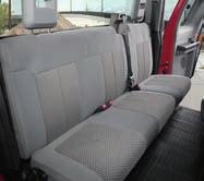 pump/fixed-spring Driver/2-passenger Driver/2-passenger 40/20/40 front seating with fixed center seat that includes a fold-down armrest with tray and cupholders. Available equipment.