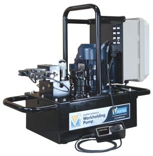 Power Supplies Advanced, High Efficiency, Workholding Pump Advanced Workholding Pump Extremely low carbon footprint Look no further for a long lasting and easy to use advanced workholding pump.