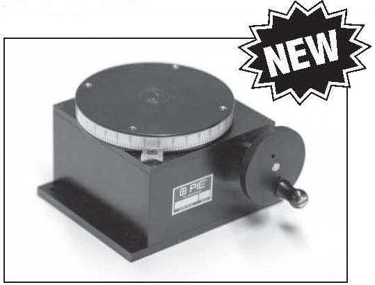 ROTARY TABLE Ratios 45:1, 90:1, 180:1 Features PIC s Rotary Tables provide smooth precise rotational positioning No Lube required. Can be mounted in any plane. Hand Crank or NEMA 17 motor mount.