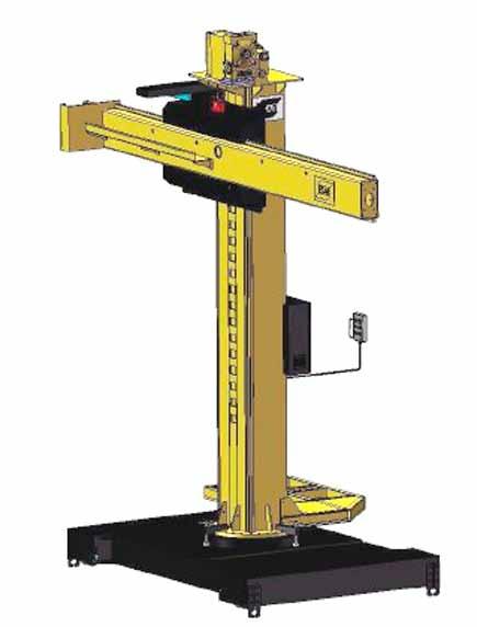 Column & Booms CaB 44, 55, 66 and 77 Designed and robustly build to withstand rugged work environments. Smooth 360 lockable rotation.