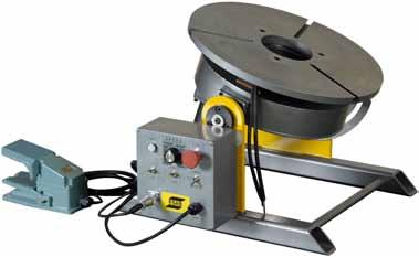 Handling Equipment LLP-50H and LLP-150H Two axes positioner with center hole Ideal rotating and tilting lightweight workpieces. Stepless adjustable speed.
