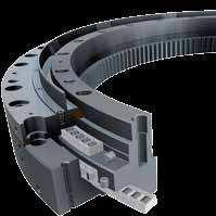 Slewing bearings Slewing bearing solutions in excavators, bucket wheel excavators and stacker/ reclaimers are vital for the performance and reliability of the machines.