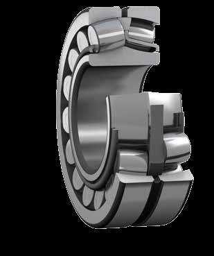 sizes, the majority of SKF cylindrical roller bearings are single row bearings with a cage.