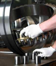 It can also determine how well the bearing was itted in the machine, and the effectiveness of the lubrication and sealing in the machine.