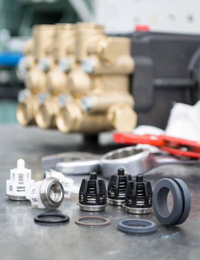 Choose the power of compatibility The kits in the Veloci Spare Parts line allow you to have spare parts perfectly suited to the pumps and h.p. washers made by the widest range of manufacturers.