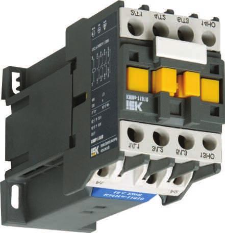 KMIp DC contactors with control coil KMIp DC contactors with control coil for industrial use designed for load current from 9 up to 32 A (AC-3) are intended for actuating, shutting down and reversing