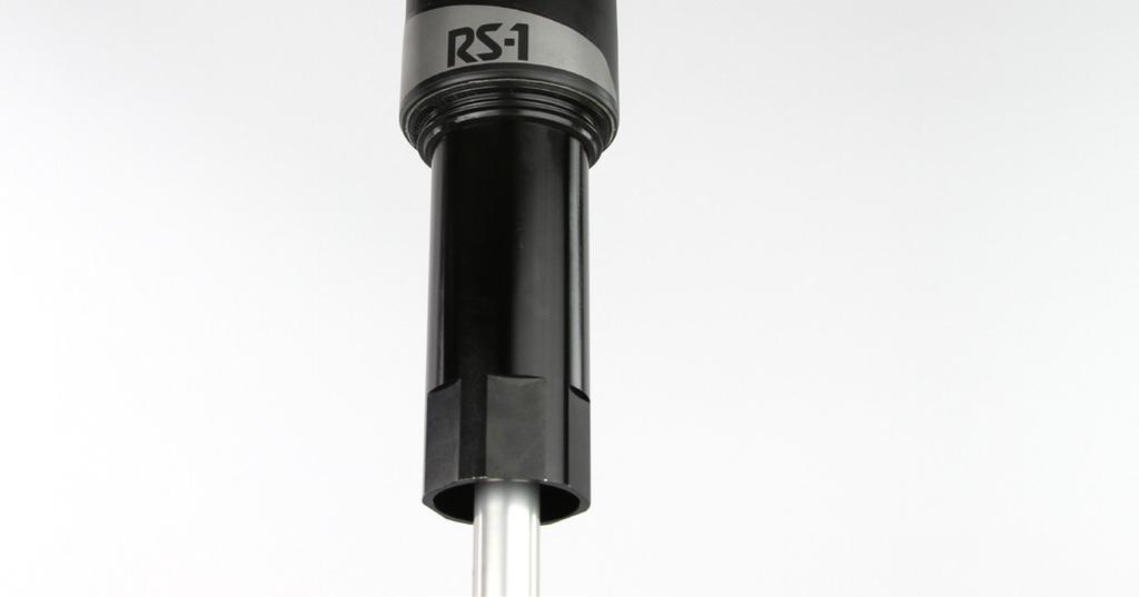 9 Insert the RS-1 Anchor Tool into the bottom of the drive side Carbon Fiber Upper while gently