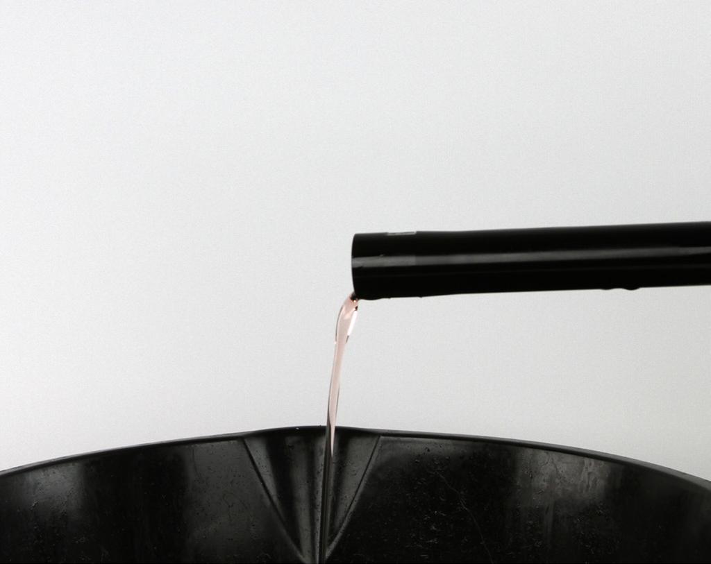 fluid into an oil pan.